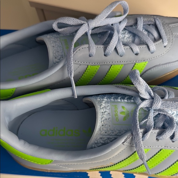 💗Adidas Gazelle Indoor Sneaker - Light Blue and Green💗 - Picture 7 of 8